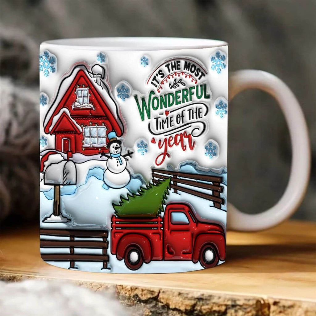3D Christmas Coffee Mugs 
