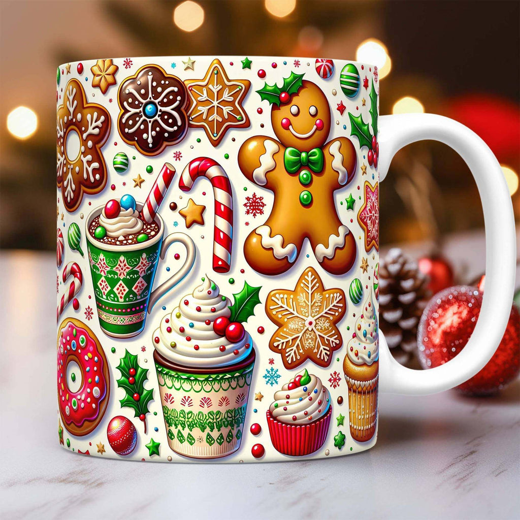 3d Christmas Coffee Mugs