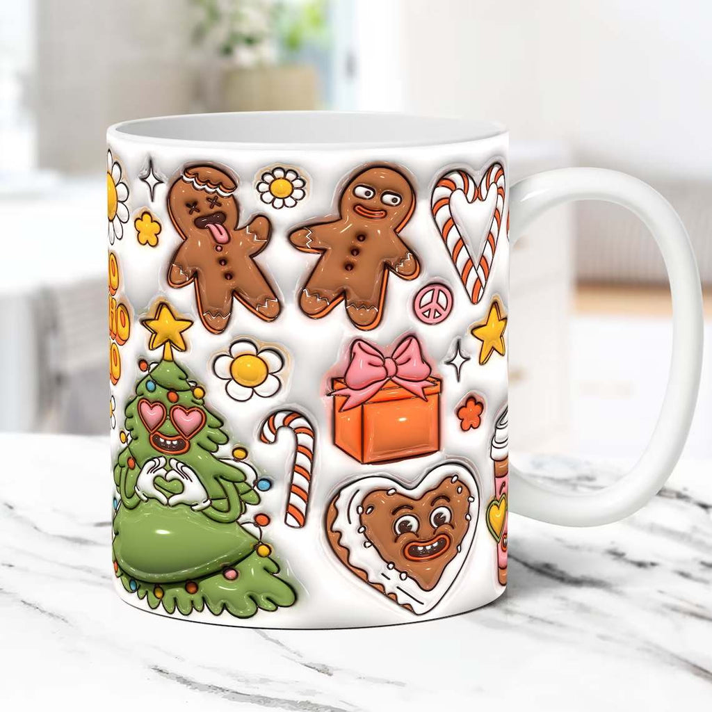 3d Christmas Coffee Mugs