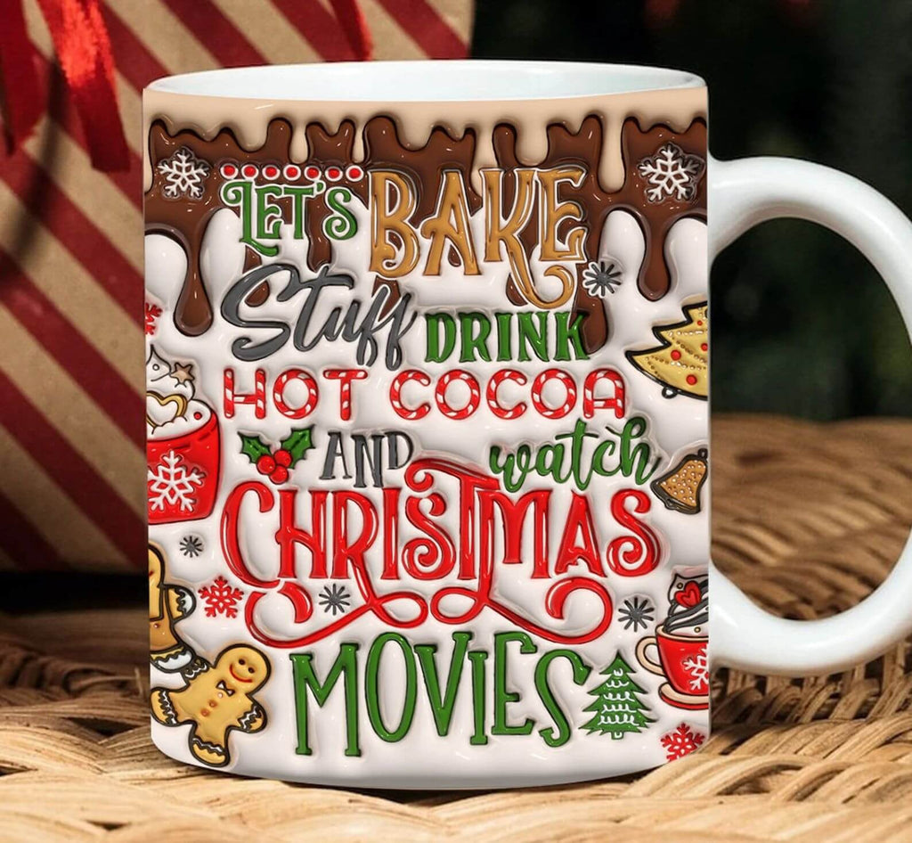 3D Christmas Coffee Mugs