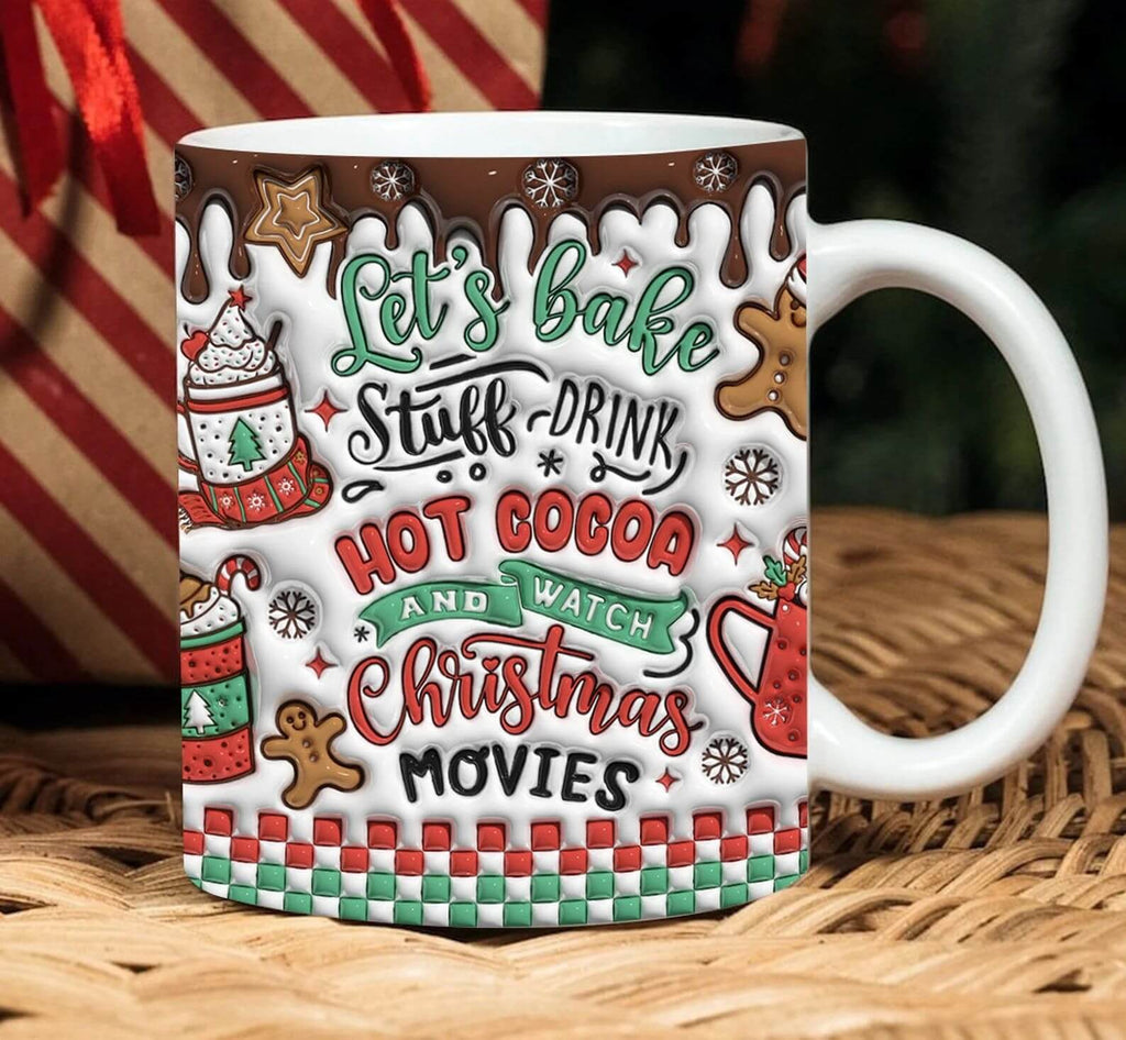 3D Christmas Coffee Mugs