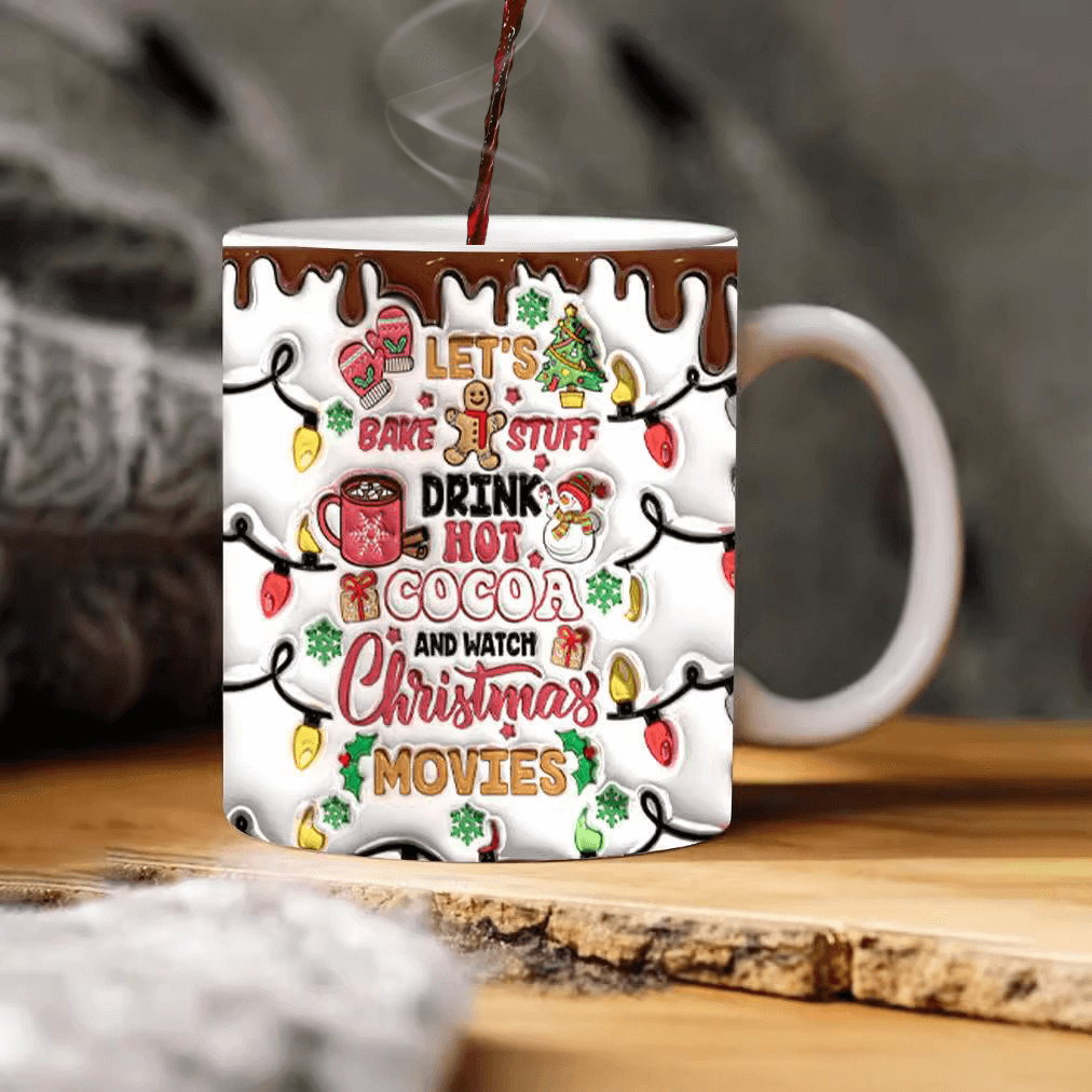 3D Christmas Coffee Mugs