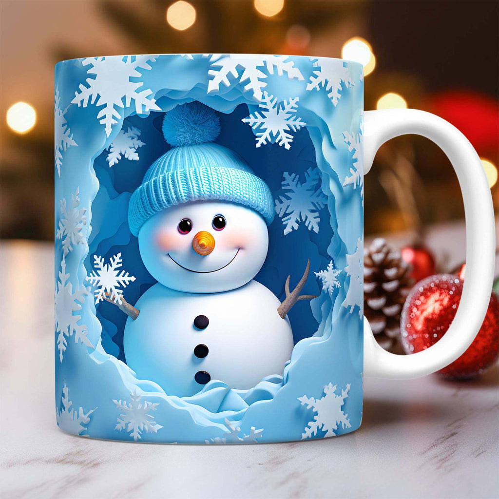 3D Christmas Coffee Mugs