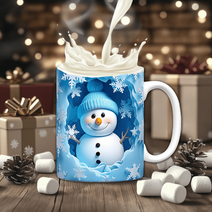 3d Christmas Coffee Mugs