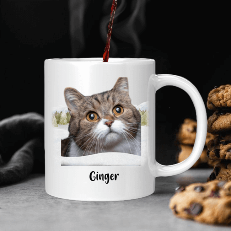 personalized photo pet coffee mug