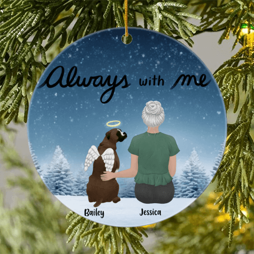 personalized ornaments for doglovers