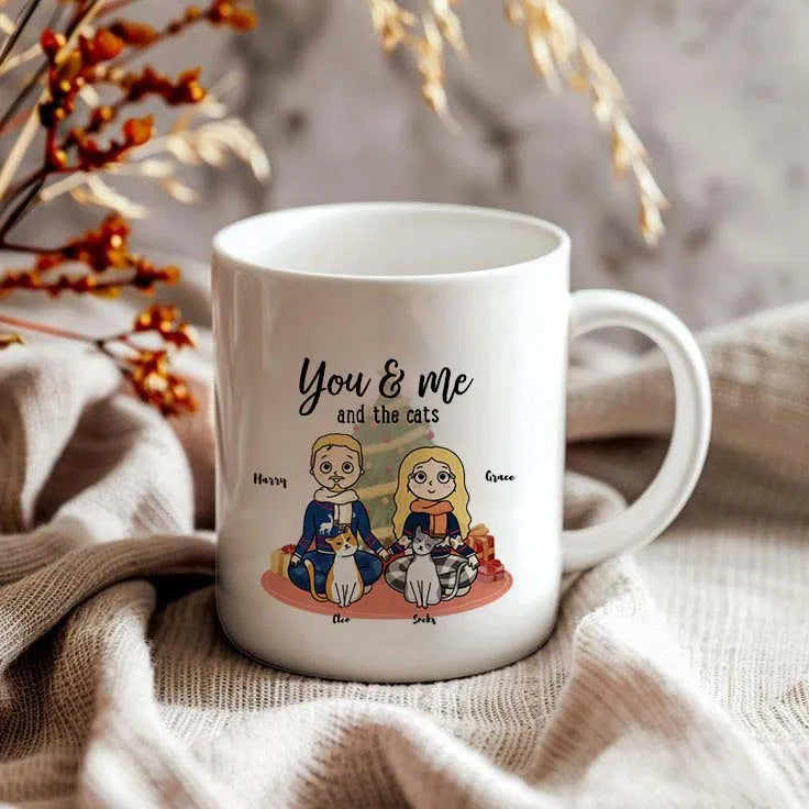 Personalized Cat Coffee Mugs