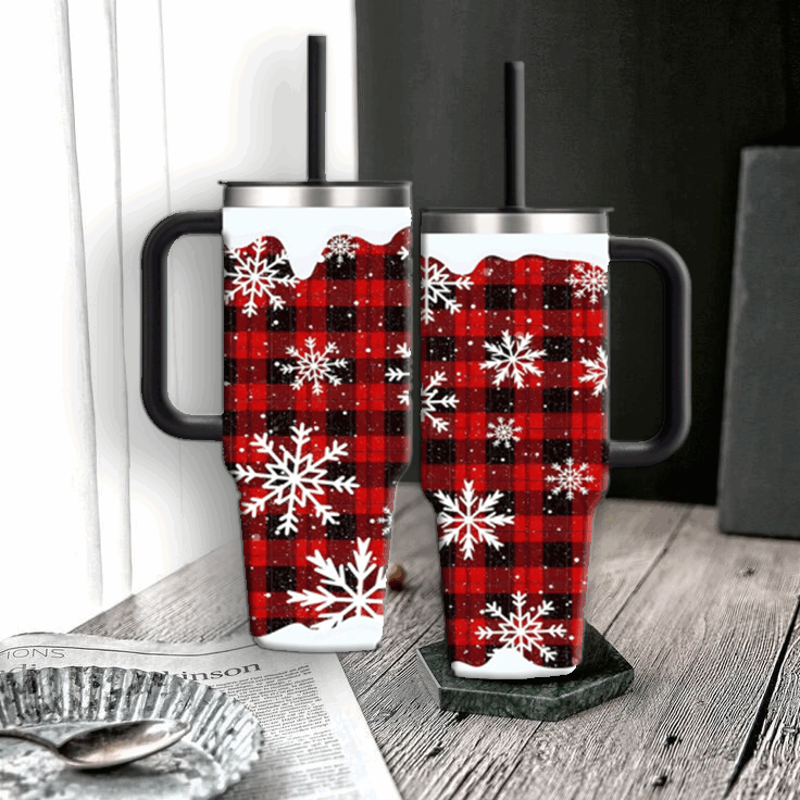 tainless steel tumbler with straw