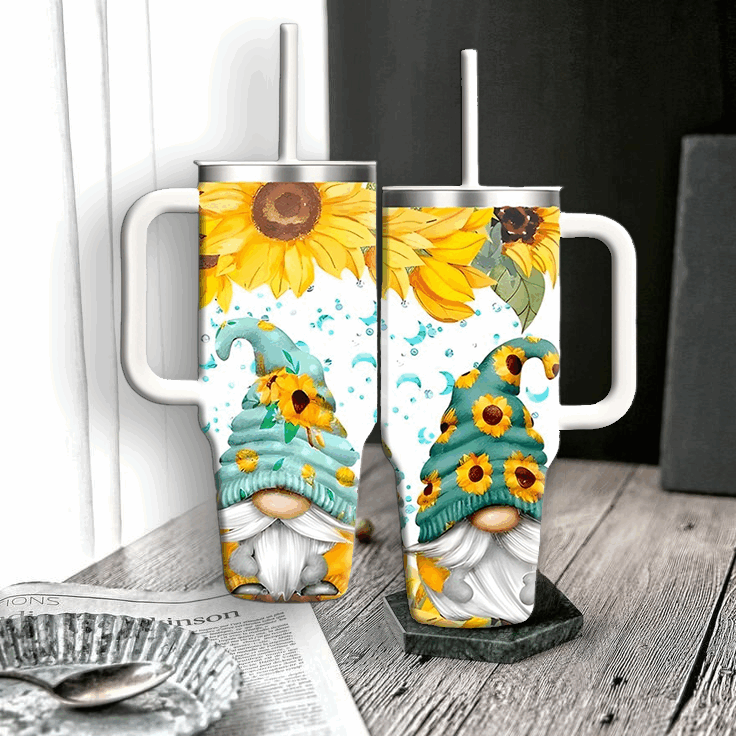 Stainless Steel Tumbler with Straw