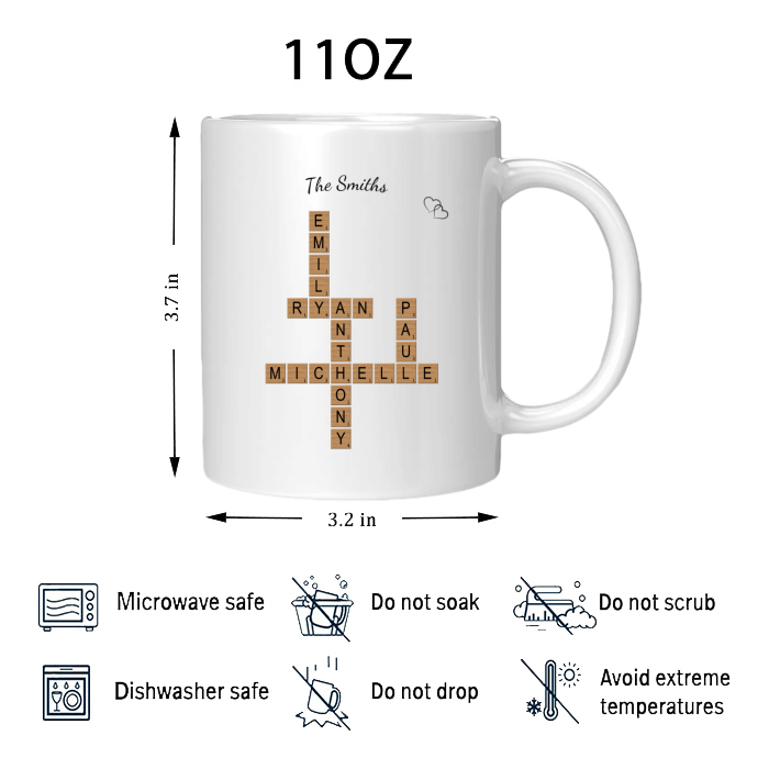 Make oneCustom Word Search - Personalized Coffee Mugs - 