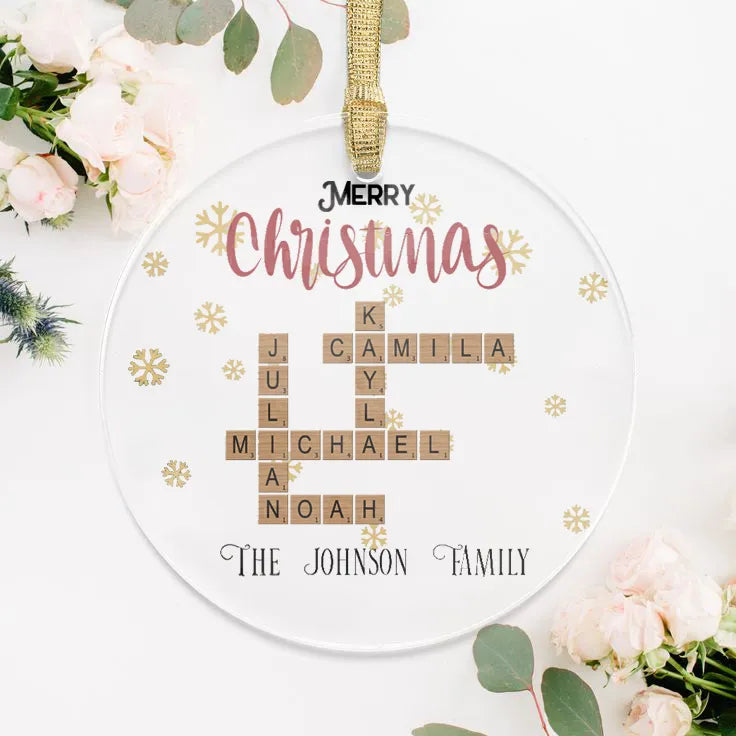 personalized Christmas ornament