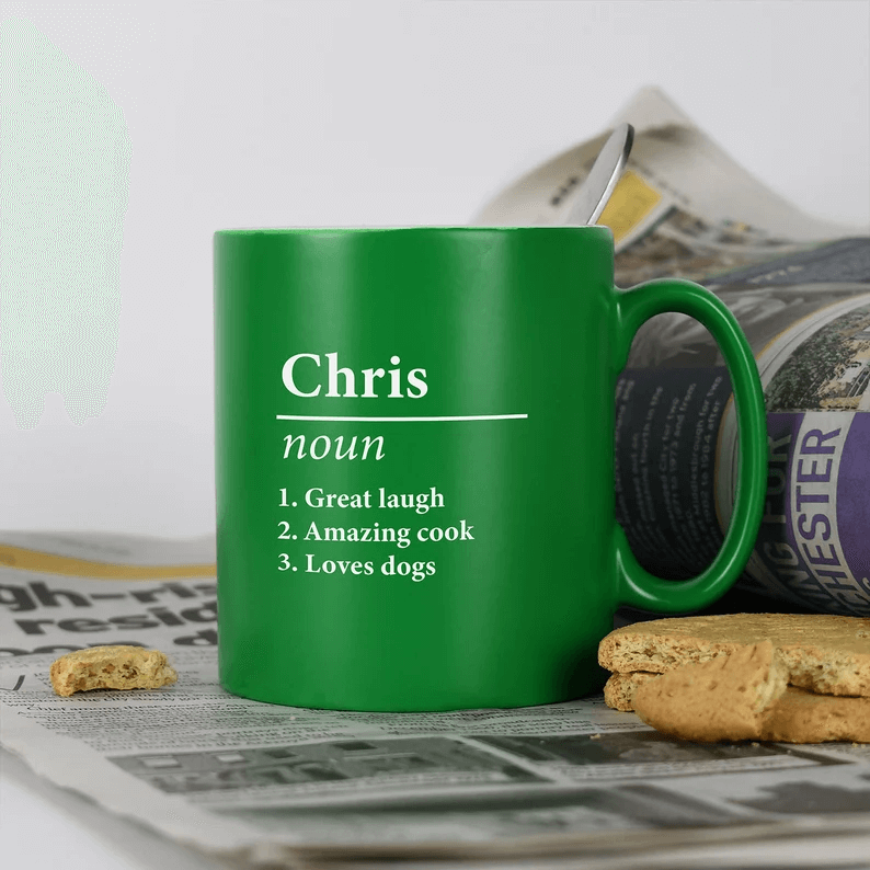 Name Definition, Personalized Coffee Mugs