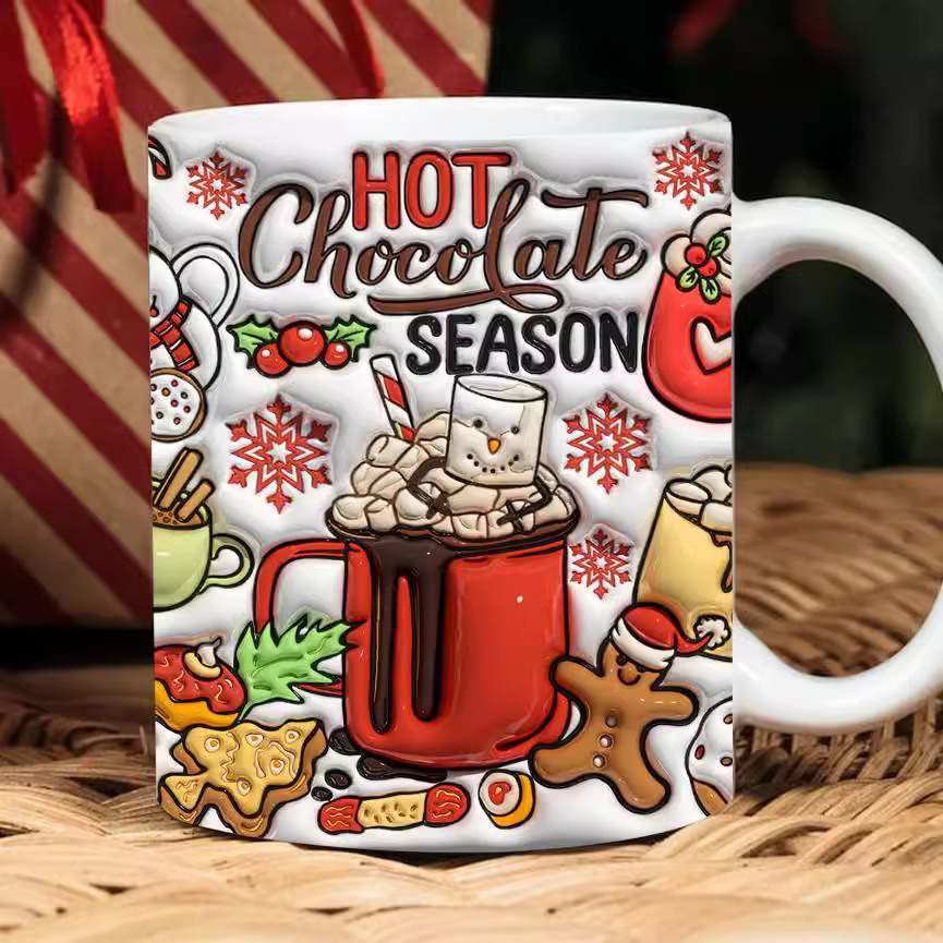 3D Christmas Mugs