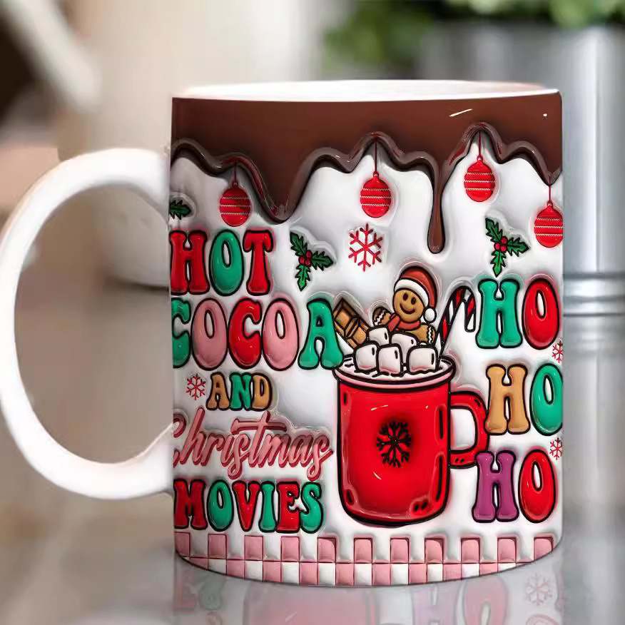 3D Christmas Mugs