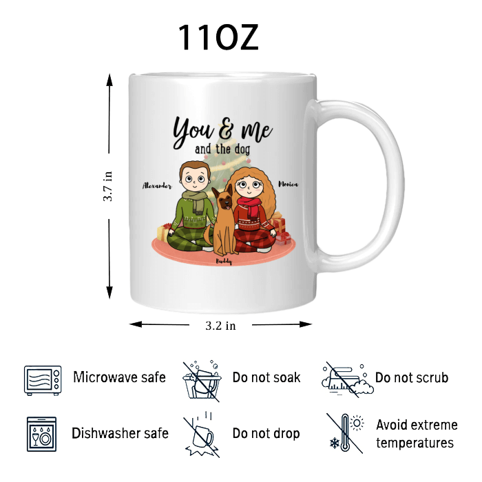 personalized dog coffee mugs details