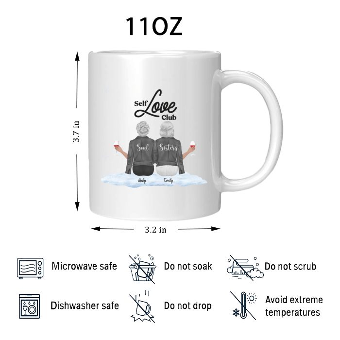 personalized coffee mugs for sisters