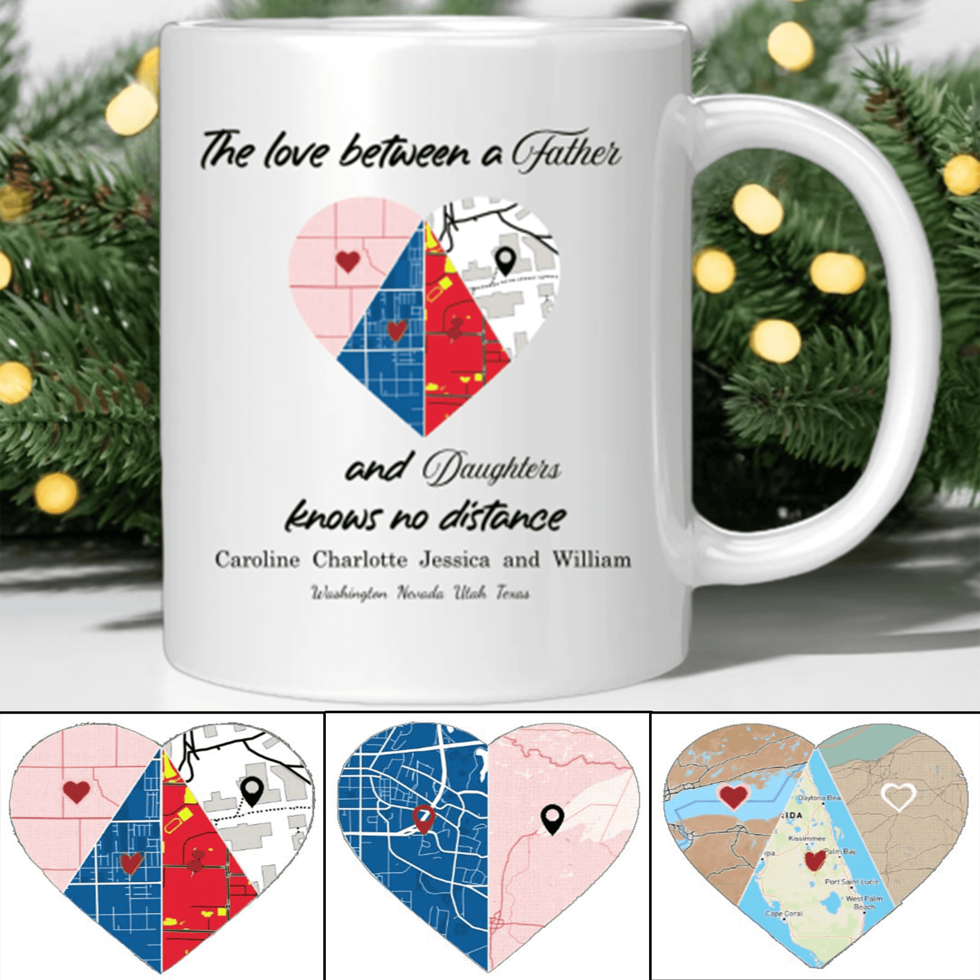 personalized map coffee mugs