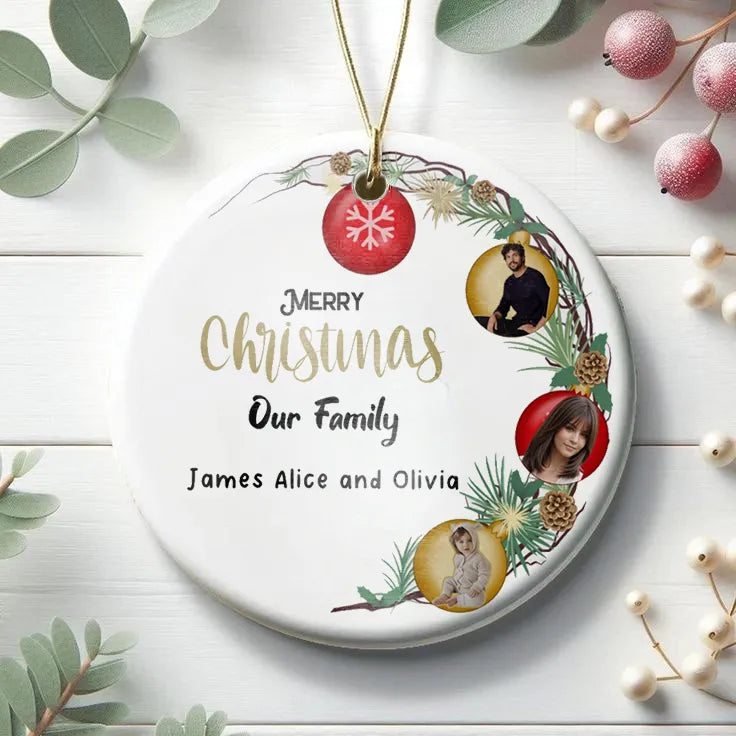 personalized Christmas ornaments