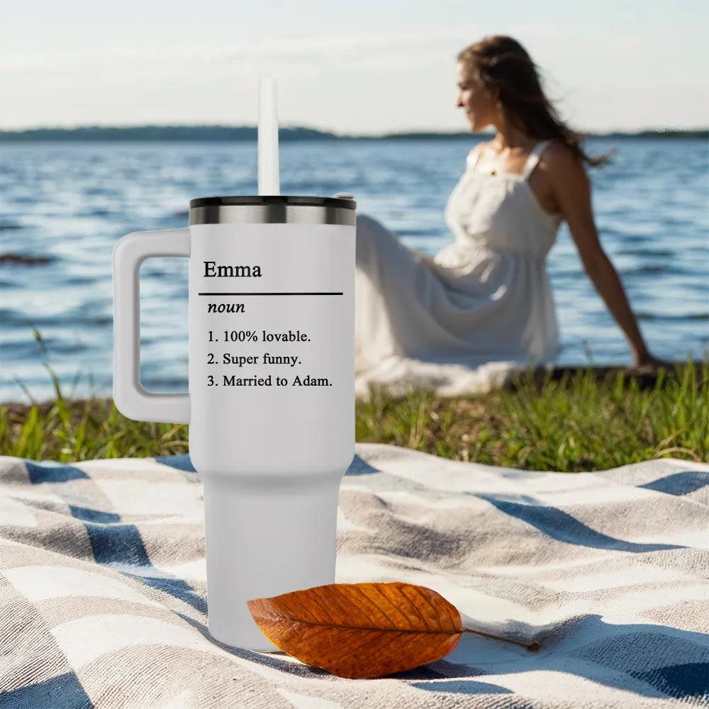 Personalized Stanley tumbler
